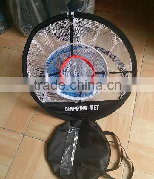Golf Hitting Net Mouth Chipping Training Equipment Fit Golf Bag Home Pop Up 24in photo-2