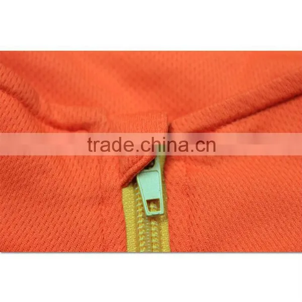 New Design Sexy Zip Collar Orange Bike Cycling Wear photo-5