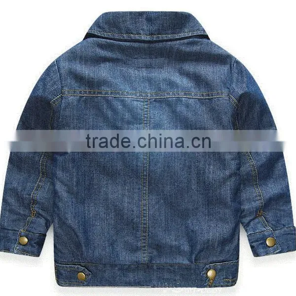 2016 Baby Boys New Style Cotton Jerans Warm Jacket Windproof photo-2