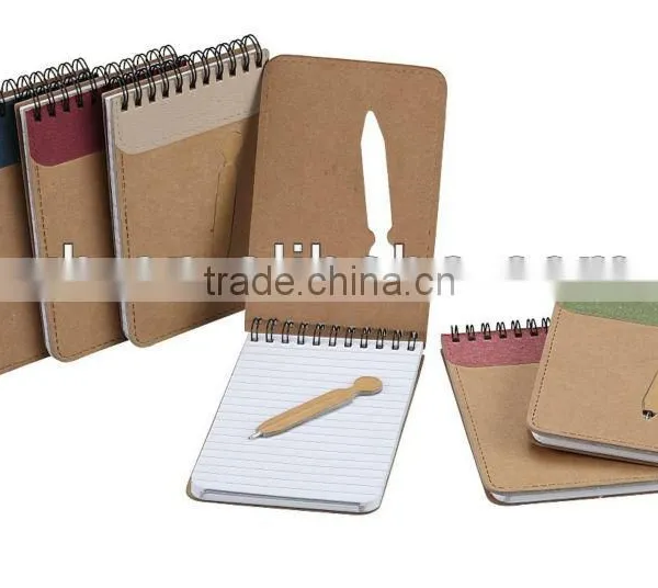 2013 New Style Eco Notebook Spiral Notebook With Eco Pen