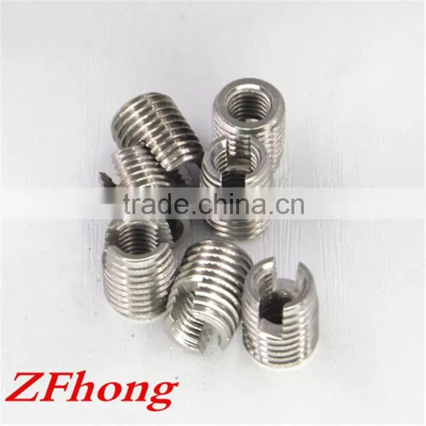 Stainless Steel 302 Type Slotted Self Tapping Thread Insert m2 M2.5 m3 m4 m5 m6 m8 M10 photo-3