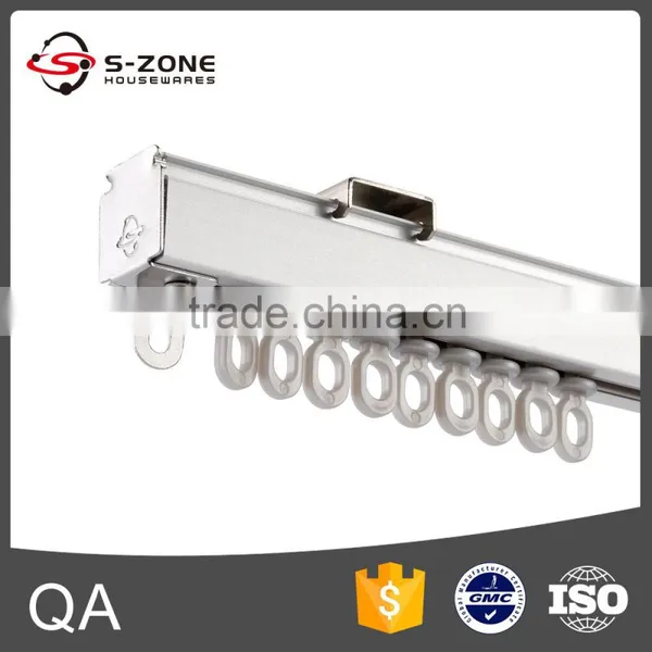 China Manufacturing Aluminium Ceiling Mounted Curtain Tracks photo-2