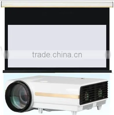60'' 70'' 80'' 96'' 100'' 120'' Screen Projector Multimedia Projector and Screen photo-3