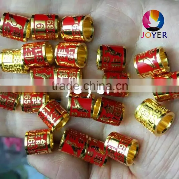 Factory Direct Sale Pigeon Ring Gold Ring Metal Ring Enamel Mosaic Gold Ring