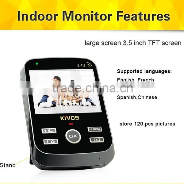 Wireless Motion Sensor Doorbell Ntercom Long Distance Wireless Door Phone photo-3