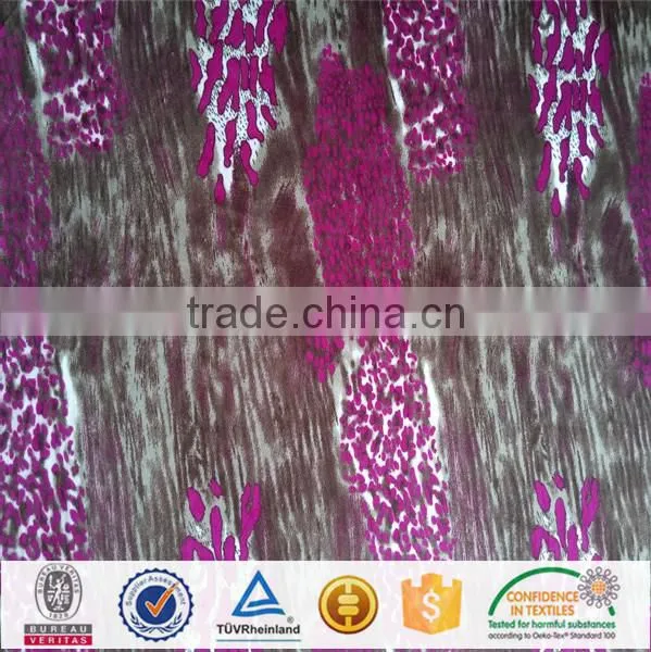 Polyester Printed Heavy Green Velvet Fabric photo-4