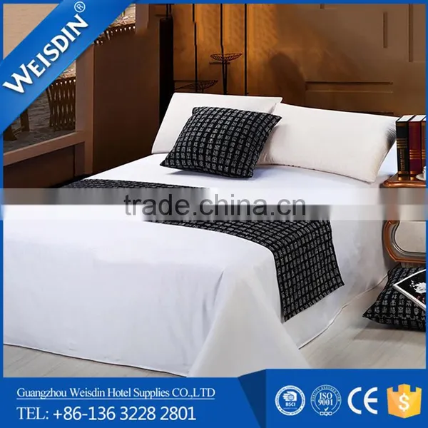 Hot Sale Hotel Bedding Set100% Cotton White Hotel Use Bed Sheet photo-2