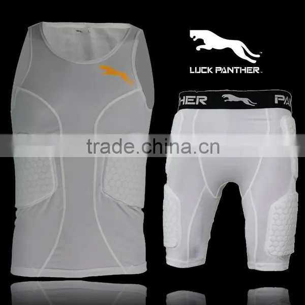 Rugby Protection Padded Top Football Pro Combat Compression Gear Padded Compression Wear Quality Choice photo-2