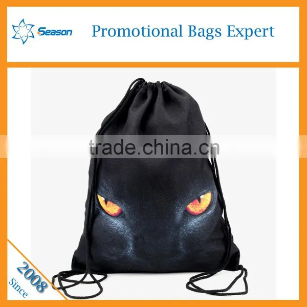 3d Animal Polyester Backpack School Bag Large Drawstring Bags Supplier's Choice photo-4
