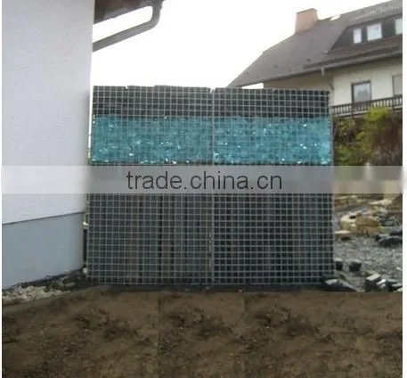 Tranparent Colored Slag Glass Rock for Gabion photo-3