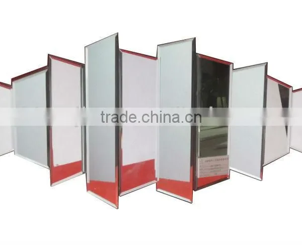 Bevelled Wave Style Multi-Faceted Hanging Decorative Sofa Wall Mirror Decor