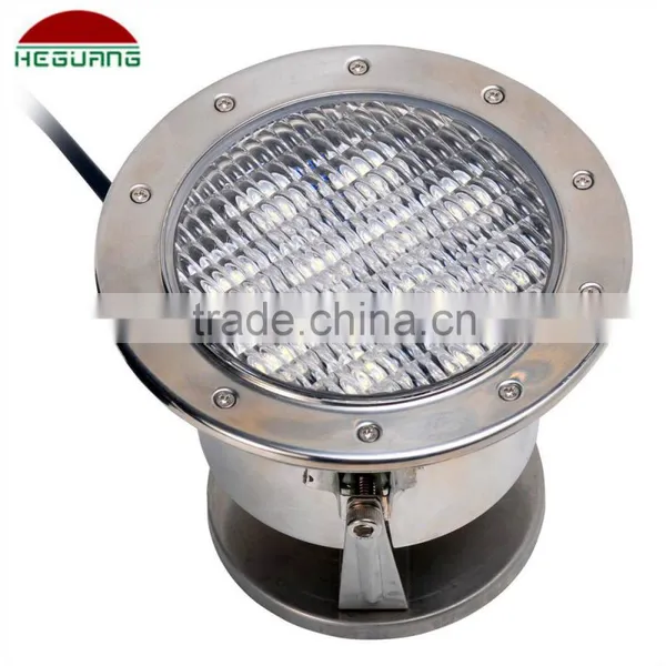 High Power Extra Brightness LED Underwater Fountain Lamp 9x3W External RGB Remote Control Stainless Steel Shell Clear PC Cover photo-2