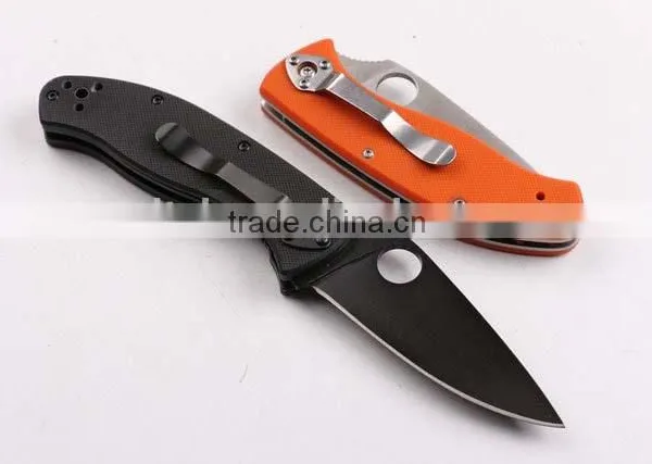 OEM 8CR13MOV Stainless Steel G10 Camping Knife photo-2