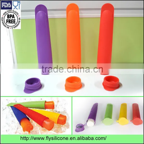 Hot Sale on Amazon Customized Logo Premium Silicone Popsicle Mold photo-4