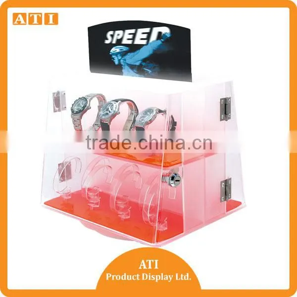 Hongkong ATI 2015 Hot Sale!!! Clear Acrylic Watch Display Case photo-4