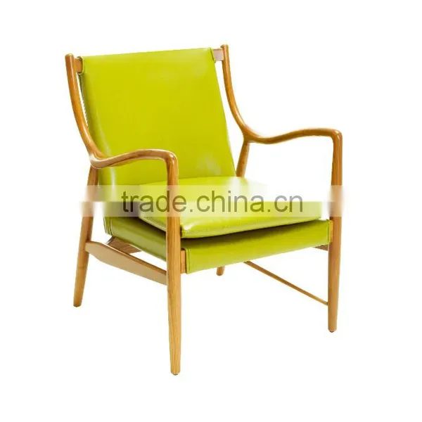 Diamond Mid-century Modern Walnut Finished Lounge Chair With Hand-stained Wood Base photo-5