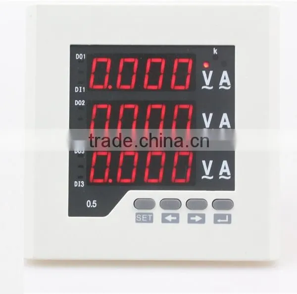 3UI23 Frame Size 120*120 Low Price Three Phase AC LED Digital Combination Meter, for Distribution Box photo-5