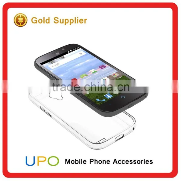 [UPO] Smart Transparent TPU Bumper Acrylic Plastic Hard Back Cover Phone Case for ZTE Allstar LTE Z819 photo-4