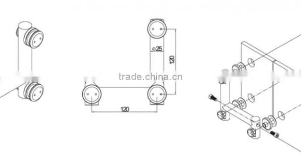 China Suppliers Swing Glass Heavy Door Stainless Steel Gate Hinges Accessories photo-4