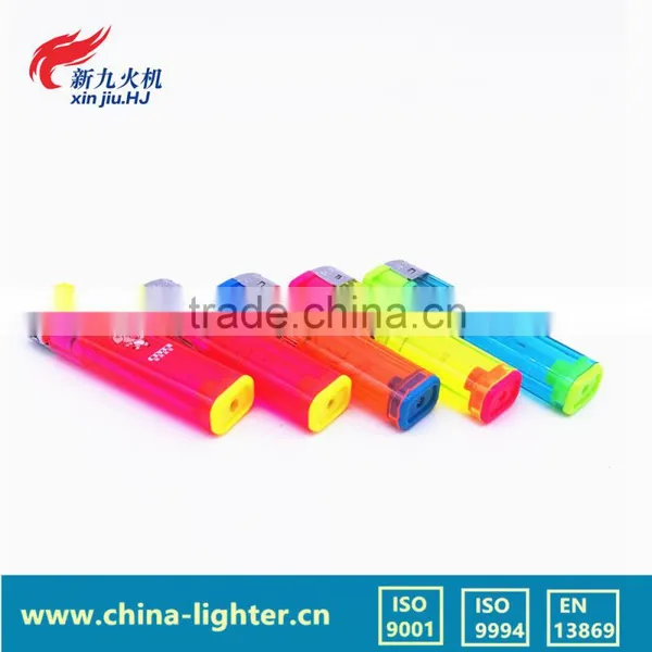 Refillable Electronic Plastic Torch Lighter