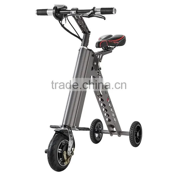 36V Portable Type Electrical Bicycle 3 Wheel Fasion Folding Bicycle photo-4