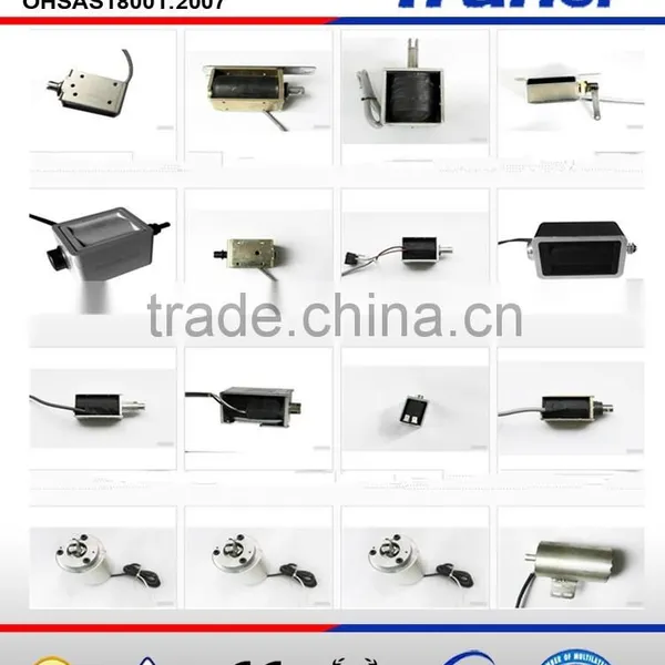 DC 12V /24V Open Frame Push Pull Solenoid Linear Solenoid photo-5