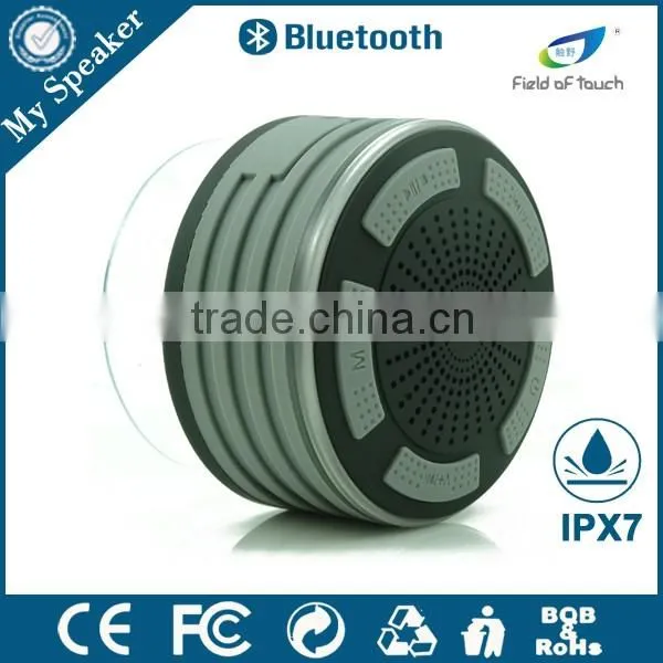 My Speaker F013 Black/gray Color Waterproof Bluetooth Floating Speaker With Led Light photo-3