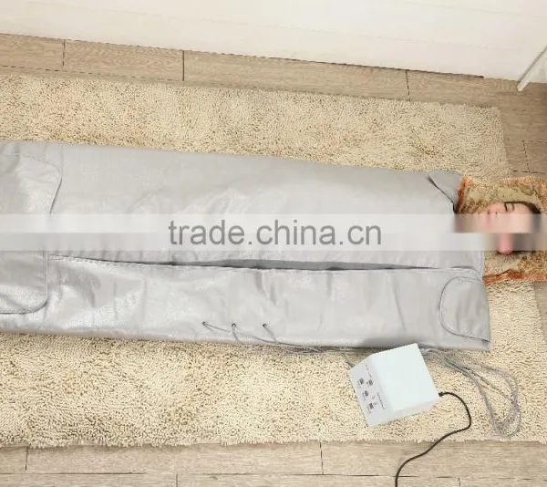 Hot Selling 3 Zone Far Infrared Sauna Blanket Infrared Heated Slimming Body Wrap photo-2