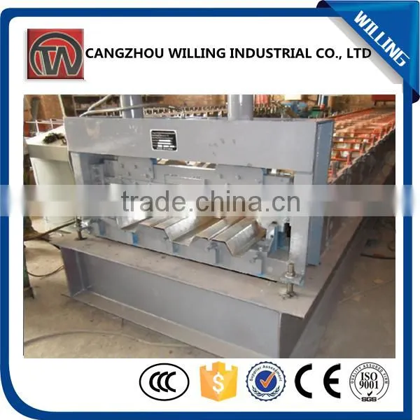 Manufacturer Steel Structure Metal Deck Roll Forming Machine Steel Floor Decking Cold Roll Former Machinery photo-3
