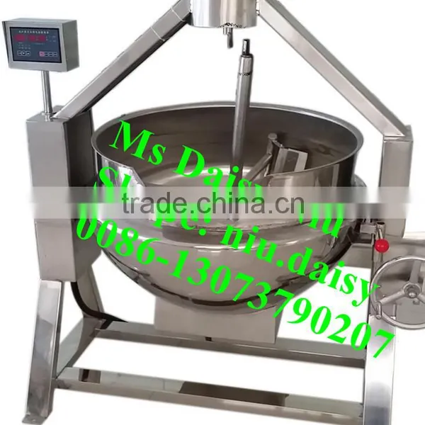 Commerical Tilting Jacketed Kettle/agitator Kettle/steam Cooking Kettle With Agitator photo-2