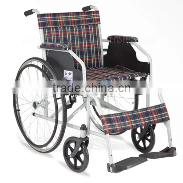 High Quality Steel Frame Manual Medical Wheel Chair