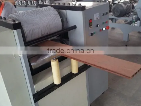 High Output Energy Saving WPC Plastic Wood Embossing Machine photo-5