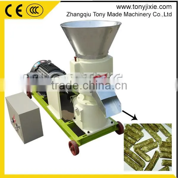 Poultry Animal Feed Pellet Machine SKJ250 Flat Die Feed Pellet Mill photo-5