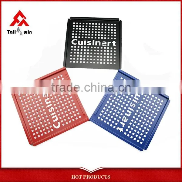 14.5''flat Square BBQ Grill Topper,bakeware,stainless Steel Kitchen Tools photo-6