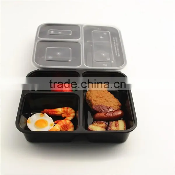 Single Chamber Disposable Plastic Microwave Safe PP Food Container,Bento Lunch Box photo-5