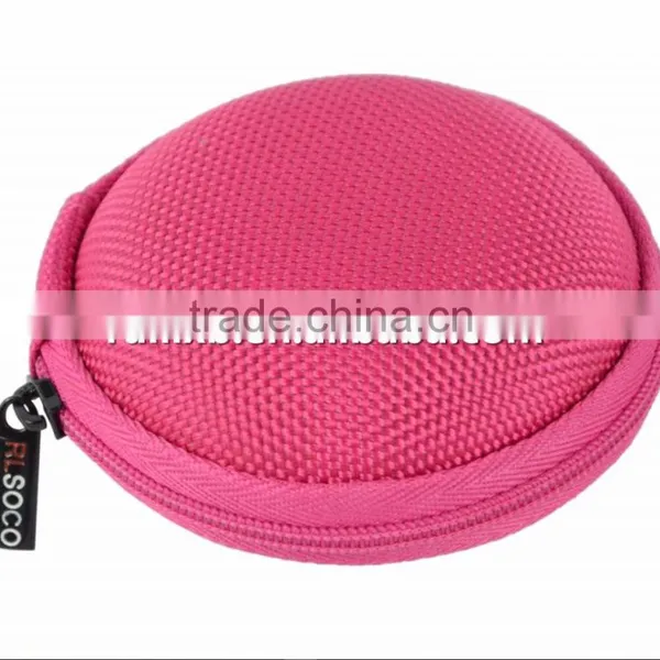 Custom Cute EVA Hard Pink Case for Earphone photo-2