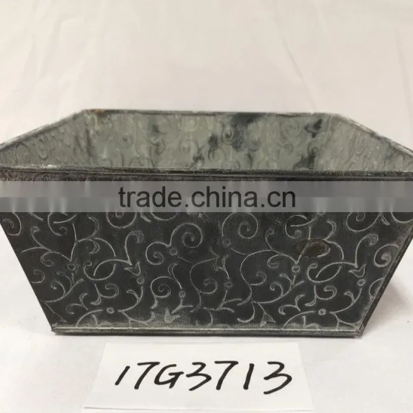 Nanning Wholesale Cheap Home Goods Products Indoor Decorative Tall Square Pot Planter photo-4