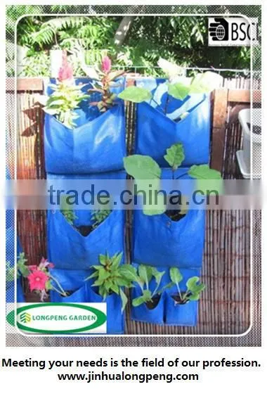 Wholesale Garden Wall Planter,Vertical Hanging Pockets,Vertical Garedn Gow Bags