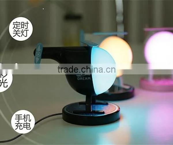 Night Light Aircraft Creative Lamp for Children to Sleep The Bedside Night Light Helicopter LED Charging Nightlight photo-3