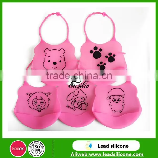 Cute And Soft Baby Waterproof Silicone Baby Bib/Kids Silicone Bib/Silicone Baby Bib photo-5