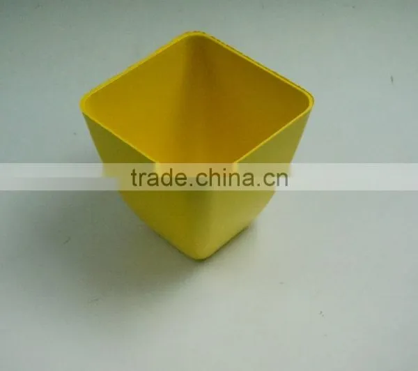 2016 Hot Selling Bio Eco Bamboo Fiber Square Flower Pot photo-4