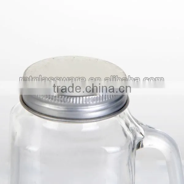 8oz Glass Mason Jar With Silver Cover photo-3