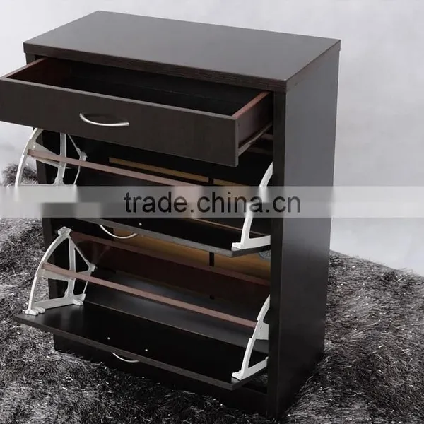 Fashion Rotating Wooden Shoe Cabinet or Rack photo-2