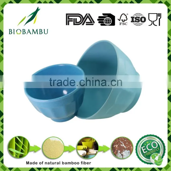 Biodegradable Quality Assurance Bamboo Fiber Round Dinnerware Bowl Sets photo-6