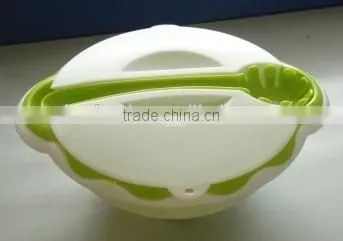 High Quality Food Grade Round Plastic Salad Bowl Set,4PCS Mixing Bowl photo-6