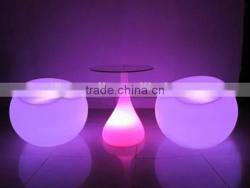HOT Sale! 2017 Newest Modern Fashion Commercial High Quality PE Growing 16 Colors Change Plastic LED Benche With 2-year Warranty photo-5
