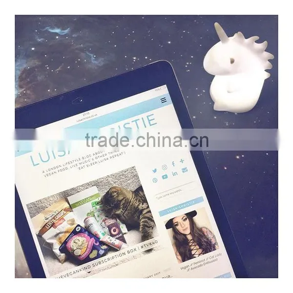 2017 Ins New Arrival LED Unicorn Night Light Small Light For Decoration and Gift photo-4