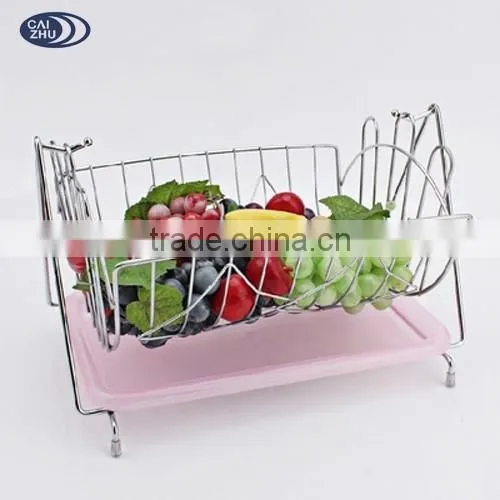 2017 New Style Handicraft Metal Fruit Rack Basket From CAIZHU photo-6