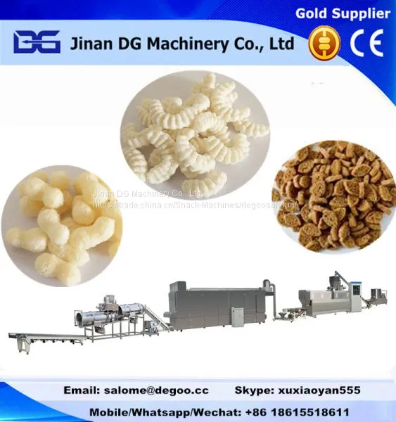 Automatic Corn Flour Cheese Ball Corn Sticks Puff Snack Food Making Machine Production Plant photo-3