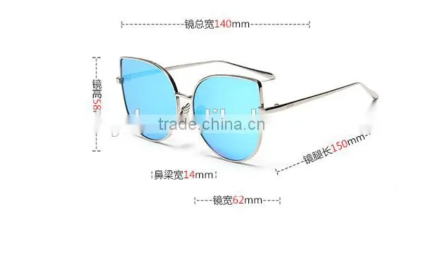 Fashion New European and American Fashion Glasses Cat's Eye Sunglasses ms Individuality Sunglasses Trend photo-2